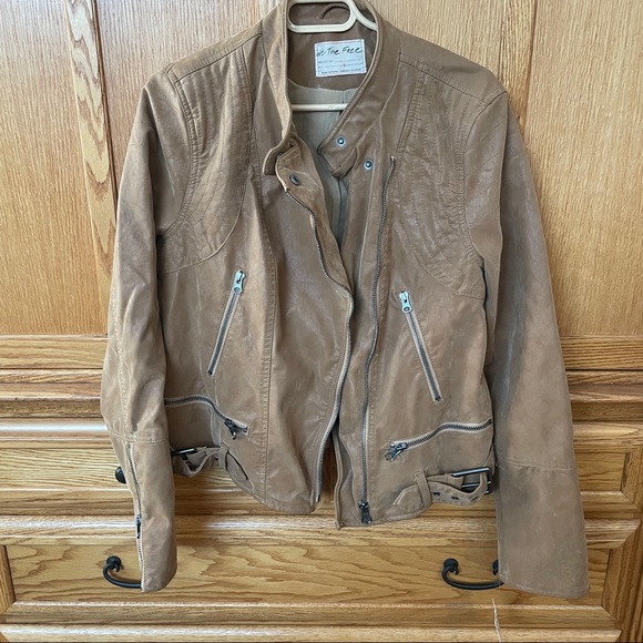 NWT | Free People Fenix Moto Jacket Large - Picture 7 of 8